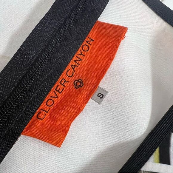 Clover Canyon Digital Print Fitted Scuba Dress - Picture 4 of 12